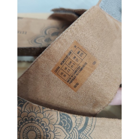 Rockport Cobb Hill Women's Silver Slip-on Sandals Shoes in size 10 - Picture 5 of 6